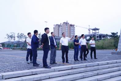 產業黨委書記曹智一行赴渭南鹵陽湖產業綜合開發區管委會參觀調研