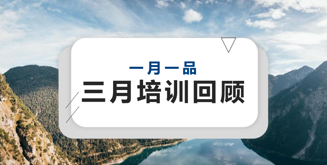 一月一品 | 資產經營公司三月培訓回顧